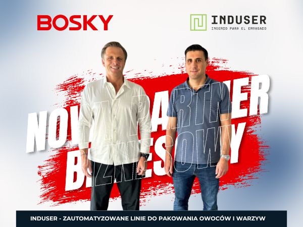 induser, bosky, linie pakujące owoce i warzywa, linia do pakowania borówek, linia do pakowania pomidorów